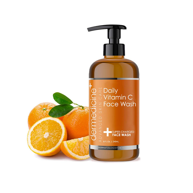 Daily Vitamin C Super-Charged Face Wash w/ Marine & Plant Extracts & Retinol